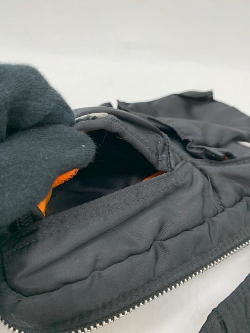 PORTER（ポーター）PORTER (ポーター) ショルダーバッグ ブラック×オレンジの古着・服飾アイテム