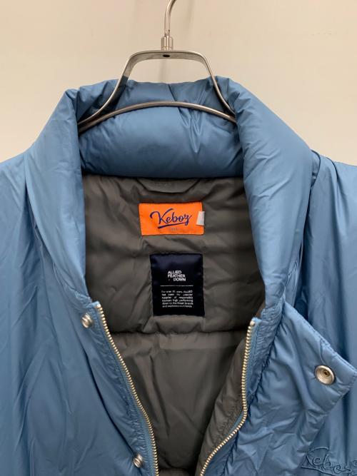 KEBOZ（ケボズ）KEBOZ (ケボズ) ダウンジャケット ブルー サイズ:Lの古着・服飾アイテム
