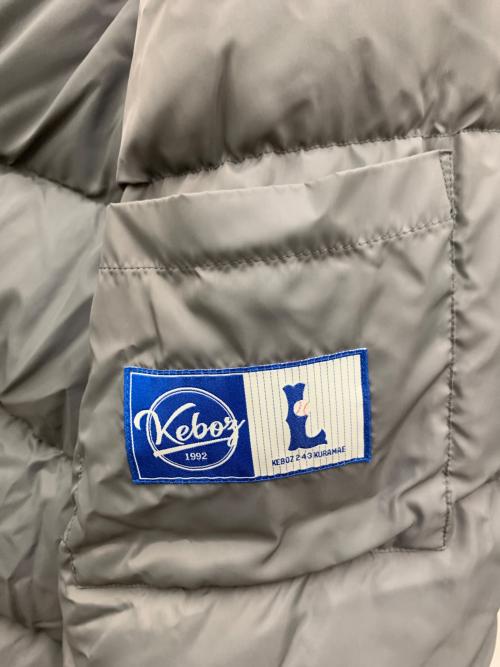 KEBOZ（ケボズ）KEBOZ (ケボズ) ダウンジャケット ブルー サイズ:Lの古着・服飾アイテム