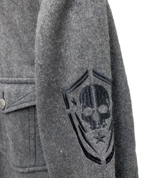 AFFLICTION（アフリクション）AFFLICTION (アフリクション) ライダースジャケット グレー サイズ:XLの古着・服飾アイテム