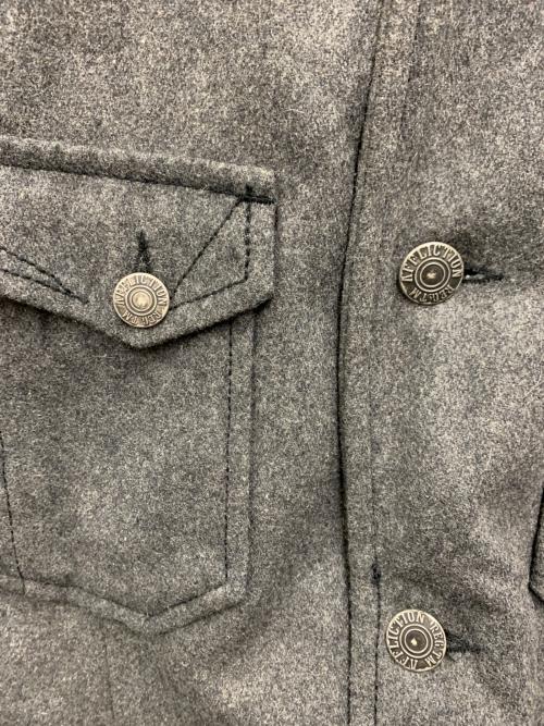 AFFLICTION（アフリクション）AFFLICTION (アフリクション) ライダースジャケット グレー サイズ:XLの古着・服飾アイテム