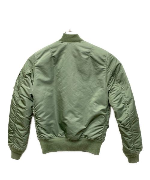 ALPHA（アルファ）ALPHA (アルファ) MA-1ジャケット カーキ サイズ:Sの古着・服飾アイテム