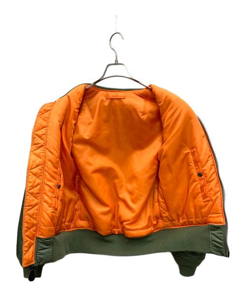 ALPHA（アルファ）ALPHA (アルファ) MA-1ジャケット カーキ サイズ:Sの古着・服飾アイテム