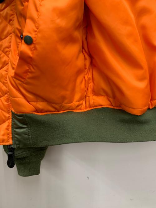 ALPHA（アルファ）ALPHA (アルファ) MA-1ジャケット カーキ サイズ:Sの古着・服飾アイテム