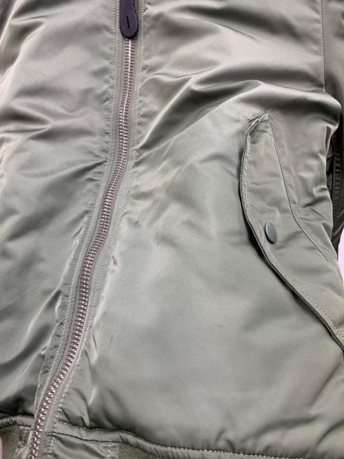 ALPHA（アルファ）ALPHA (アルファ) MA-1ジャケット カーキ サイズ:Sの古着・服飾アイテム