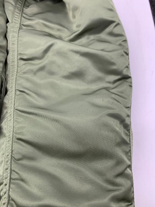 ALPHA（アルファ）ALPHA (アルファ) MA-1ジャケット カーキ サイズ:Sの古着・服飾アイテム