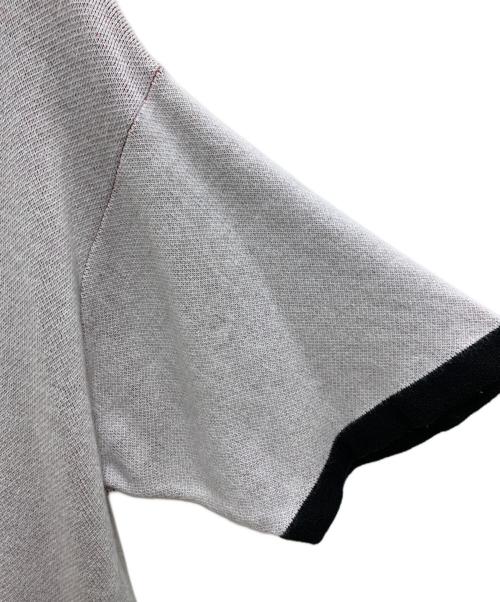 flagstuff（フラグスタフ）flagstuff (フラグスタフ) 半袖ポロニット グレー サイズ:Mの古着・服飾アイテム