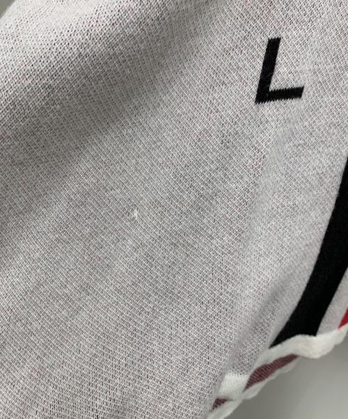 flagstuff（フラグスタフ）flagstuff (フラグスタフ) 半袖ポロニット グレー サイズ:Mの古着・服飾アイテム