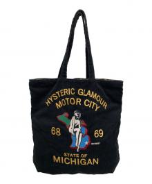 Hysteric Glamour（ヒステリックグラマー）の古着「リバーシブルトートバッグ」｜ブラック×オリーブ