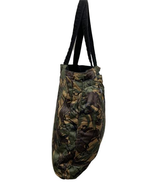 Hysteric Glamour（ヒステリックグラマー）Hysteric Glamour (ヒステリックグラマー) リバーシブルトートバッグ ブラック×オリーブの古着・服飾アイテム