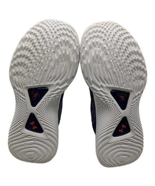 UNDER ARMOUR（アンダーアーマー）UNDER ARMOUR (アンダーアーマー) バスケットボールシューズ ネイビー×オレンジ サイズ:26の古着・服飾アイテム