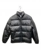 Schottショット）の古着「レザーダウンジャケット」｜ブラック