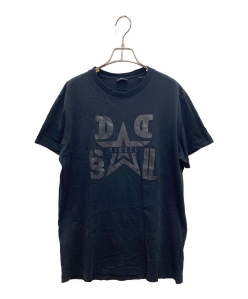 DIESEL（ディーゼル）DIESEL (ディーゼル) プリントTシャツ ブラック サイズ:XLの古着・服飾アイテム
