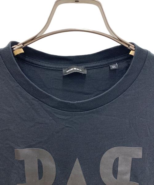 DIESEL（ディーゼル）DIESEL (ディーゼル) プリントTシャツ ブラック サイズ:XLの古着・服飾アイテム