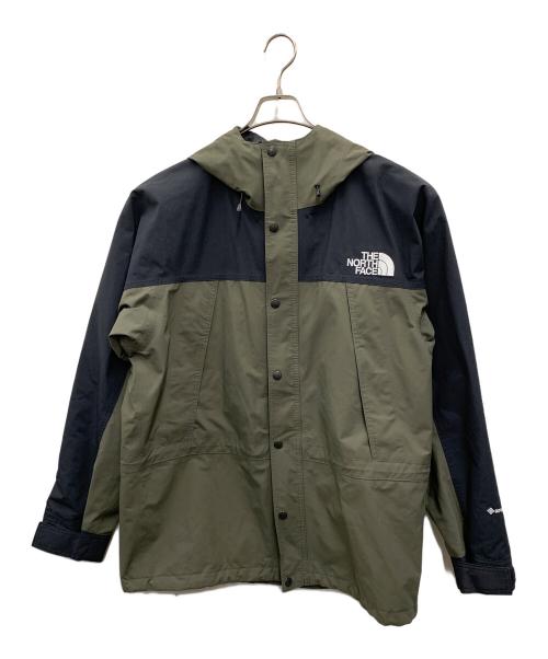 THE NORTH FACE（ザ ノース フェイス）THE NORTH FACE (ザ ノース フェイス) マウンテンライトジャケット オリーブ×ブラック サイズ:XLの古着・服飾アイテム
