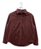 POLO RALPH LAURENポロ・ラルフローレン）の古着「フリースシャツ」｜ボルドー