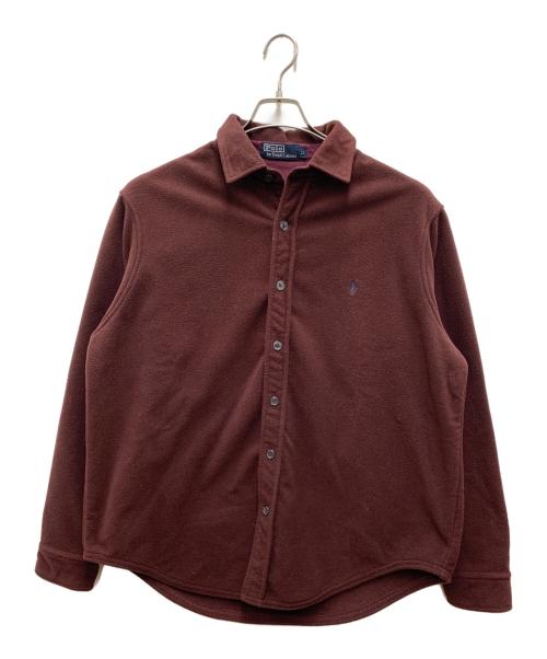 POLO RALPH LAUREN（ポロ・ラルフローレン）POLO RALPH LAUREN (ポロ・ラルフローレン) フリースシャツ ボルドー サイズ:LLの古着・服飾アイテム