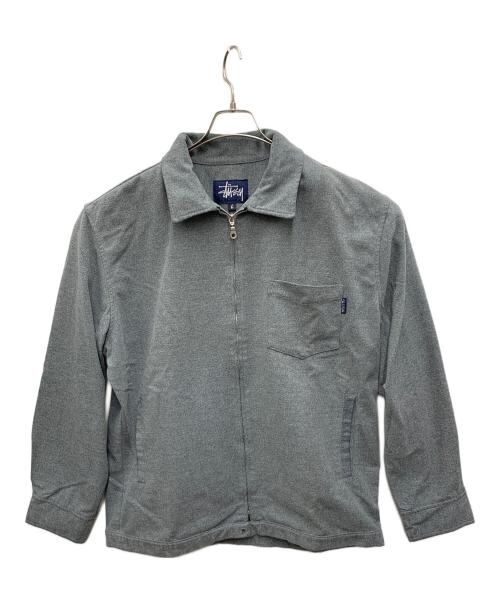 OLD STUSSY（オールドステューシー）OLD STUSSY (オールドステューシー) 90’Sジップジャケット グレー サイズ:Lの古着・服飾アイテム