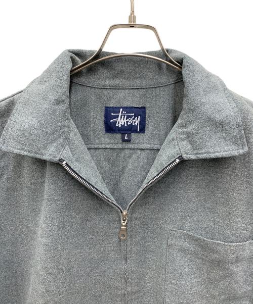 OLD STUSSY（オールドステューシー）OLD STUSSY (オールドステューシー) 90’Sジップジャケット グレー サイズ:Lの古着・服飾アイテム