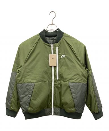 中古・古着通販】NIKE (ナイキ) リバーシブル中綿ジャケット オリーブ