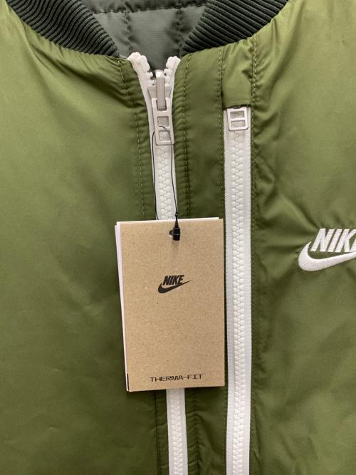 NIKE（ナイキ）NIKE (ナイキ) リバーシブル中綿ジャケット オリーブ サイズ:XL 未使用品の古着・服飾アイテム
