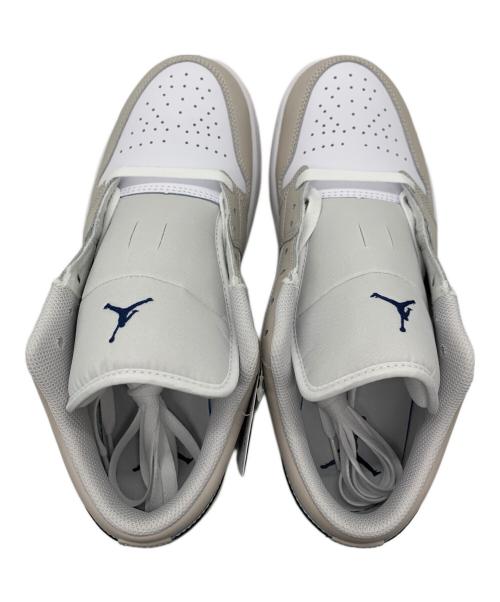 NIKE（ナイキ）NIKE (ナイキ) AIR JORDAN 1 LOW ホワイト×ベージュ サイズ:27.5 未使用品の古着・服飾アイテム