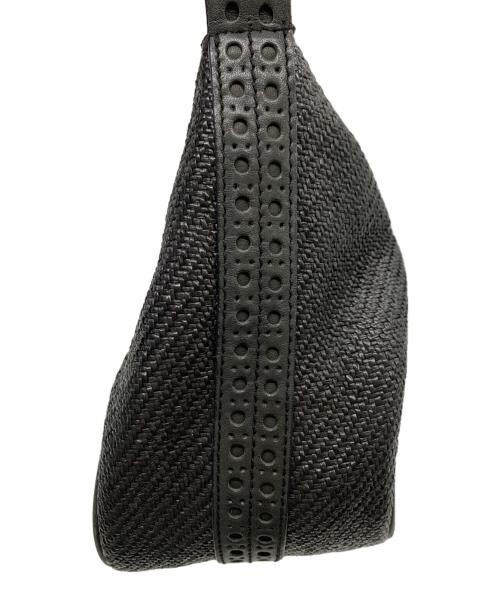 LAUREN RALPH LAUREN（ローレンラルフローレン）LAUREN RALPH LAUREN (ローレンラルフローレン) ワンショルダーバッグ ブラックの古着・服飾アイテム