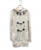 BURBERRY BLUE LABELバーバリーロンドンブルーレーベル）の古着「ニットカーディガン」｜アイボリー