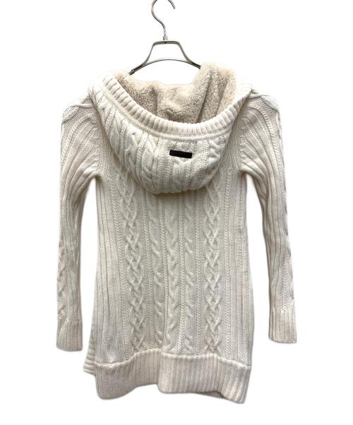 BURBERRY BLUE LABEL（バーバリーロンドンブルーレーベル）BURBERRY BLUE LABEL (バーバリーロンドンブルーレーベル) ニットカーディガン アイボリー サイズ:38の古着・服飾アイテム