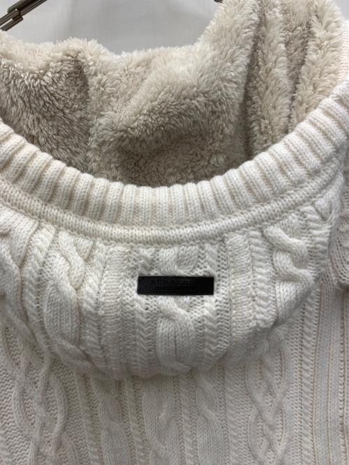 BURBERRY BLUE LABEL（バーバリーロンドンブルーレーベル）BURBERRY BLUE LABEL (バーバリーロンドンブルーレーベル) ニットカーディガン アイボリー サイズ:38の古着・服飾アイテム