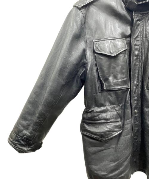 HARLEY-DAVIDSON（ハーレーダビッドソン）HARLEY-DAVIDSON (ハーレーダビッドソン) レザージャケット ブラック サイズ:38の古着・服飾アイテム