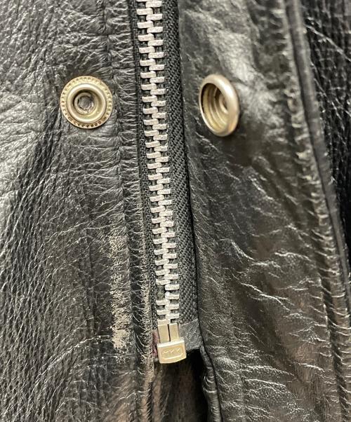 HARLEY-DAVIDSON（ハーレーダビッドソン）HARLEY-DAVIDSON (ハーレーダビッドソン) レザージャケット ブラック サイズ:38の古着・服飾アイテム