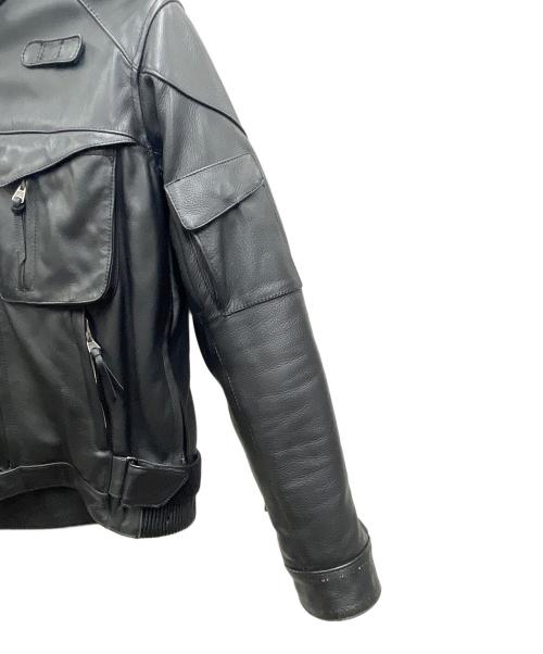 KADOYA（カドヤ）KADOYA (カドヤ) レザーライダースジャケット ブラック サイズ:Mの古着・服飾アイテム