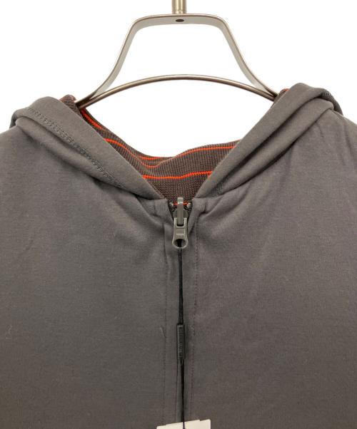 Calvin Klein Jeans（カルバンクラインジーンズ）Calvin Klein Jeans (カルバンクラインジーンズ) 半袖パーカー ブラウン サイズ:Mの古着・服飾アイテム