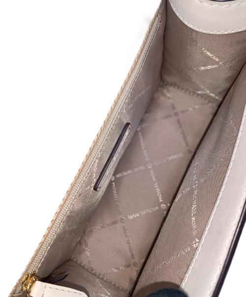 MICHAEL KORS（マイケル・コース）MICHAEL KORS (マイケル・コース) ショルダーバッグ ベージュ×ブラウンの古着・服飾アイテム