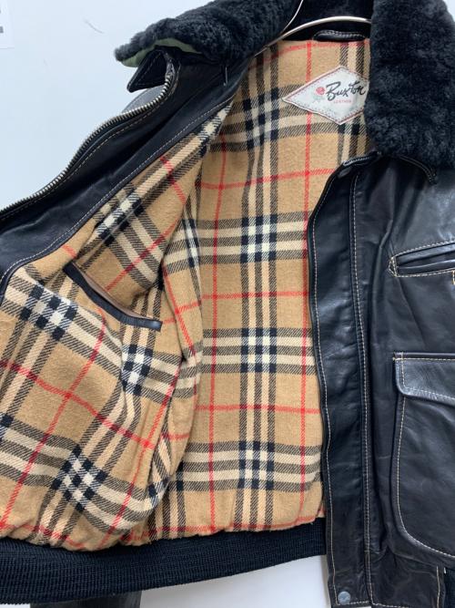 Boxton（バクストン）Boxton (バクストン) レザージャケット ブラック サイズ:48の古着・服飾アイテム