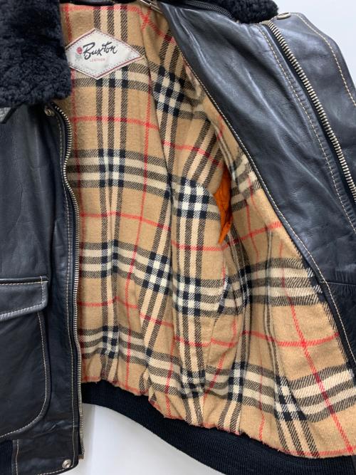 Boxton（バクストン）Boxton (バクストン) レザージャケット ブラック サイズ:48の古着・服飾アイテム