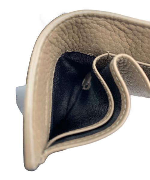 BALLY（バリー）BALLY (バリー) 3つ折り財布 ブラウン×ベージュの古着・服飾アイテム