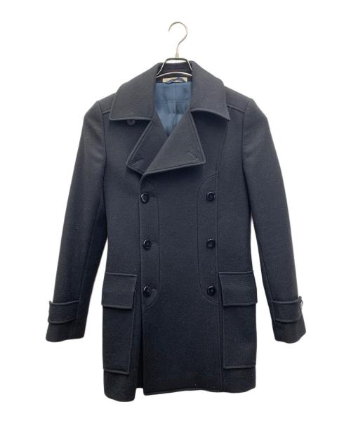 BALENCIAGA（バレンシアガ）BALENCIAGA (バレンシアガ) ウールPコート ブラック サイズ:44の古着・服飾アイテム