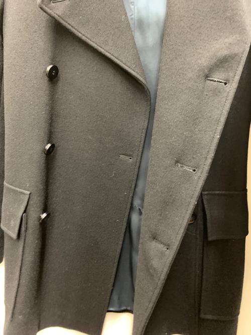 BALENCIAGA（バレンシアガ）BALENCIAGA (バレンシアガ) ウールPコート ブラック サイズ:44の古着・服飾アイテム