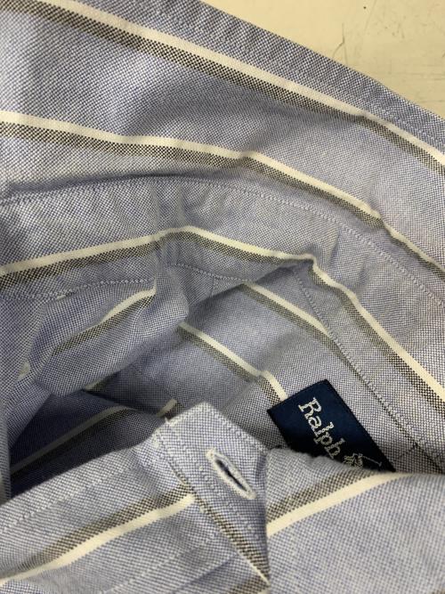 RALPH LAUREN（ラルフローレン）RALPH LAUREN (ラルフローレン) ストライプシャツ ブルー サイズ:16 1/2の古着・服飾アイテム