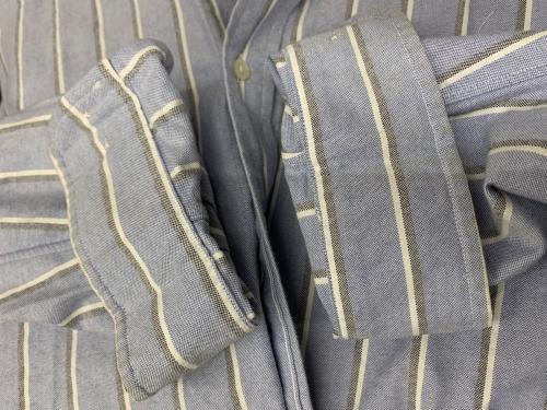 RALPH LAUREN（ラルフローレン）RALPH LAUREN (ラルフローレン) ストライプシャツ ブルー サイズ:16 1/2の古着・服飾アイテム