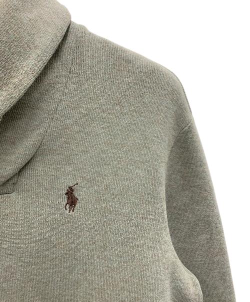 POLO RALPH LAUREN（ポロ・ラルフローレン）POLO RALPH LAUREN (ポロ・ラルフローレン) エルボーパッチスウェット オリーブ サイズ:xsの古着・服飾アイテム