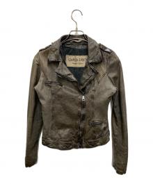 GIORGIO BRATO（ジョルジョブラッド）の古着「ライダースジャケット」｜ブラウン