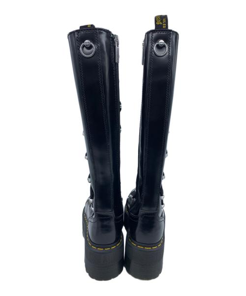 Dr.Martens（ドクターマーチン）Dr.Martens (ドクターマーチン) 厚底ロングブーツ ブラック サイズ:UK3の古着・服飾アイテム