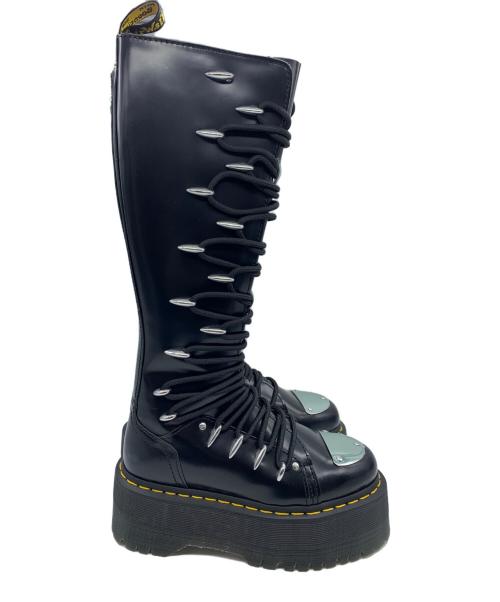 Dr.Martens（ドクターマーチン）Dr.Martens (ドクターマーチン) 厚底ロングブーツ ブラック サイズ:UK3の古着・服飾アイテム