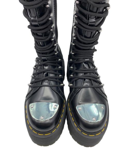 Dr.Martens（ドクターマーチン）Dr.Martens (ドクターマーチン) 厚底ロングブーツ ブラック サイズ:UK3の古着・服飾アイテム