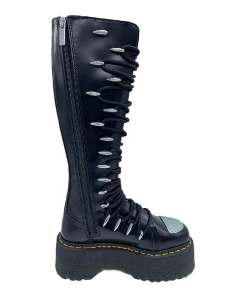 Dr.Martens（ドクターマーチン）Dr.Martens (ドクターマーチン) 厚底ロングブーツ ブラック サイズ:UK3の古着・服飾アイテム