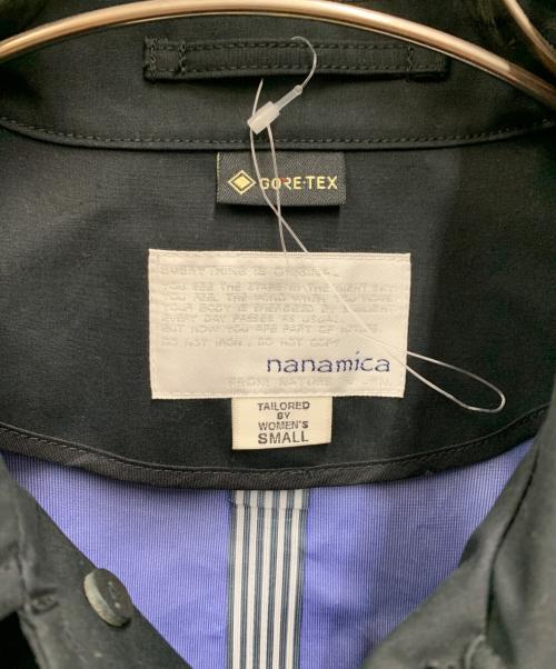 nanamica（ナナミカ）nanamica (ナナミカ) ステンカラーコート ブラック サイズ:SMALL 未使用品の古着・服飾アイテム
