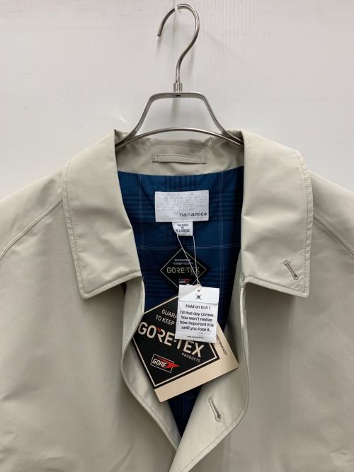 nanamica（ナナミカ）nanamica (ナナミカ) ショートステンカラーコート サンド サイズ:XL 未使用品の古着・服飾アイテム